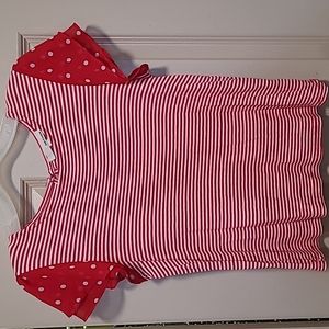 June & Hudson Ruffled Cap Sleeve Top